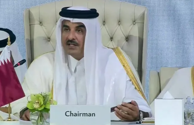 أمير قطر: العدوان الإسرائيلى على الدوحة كان صادما لجميع دول العالم 