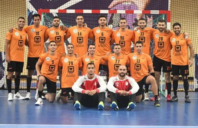 فوز رجال يد البنك الأهلي علي الحشد العراقي 38 - 27 بالبطولة العربية 