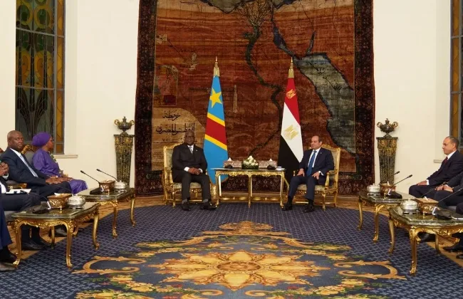 الرئيس السيسى يشدد على استمرار موقف مصر الداعم لاتفاق السلام بين الكونغو الديمقراطية ورواندا الرئيس السيسى يشدد على استمرار موقف مصر الداعم لاتفاق السلام بين الكونغو الديمقراطية ورواندا