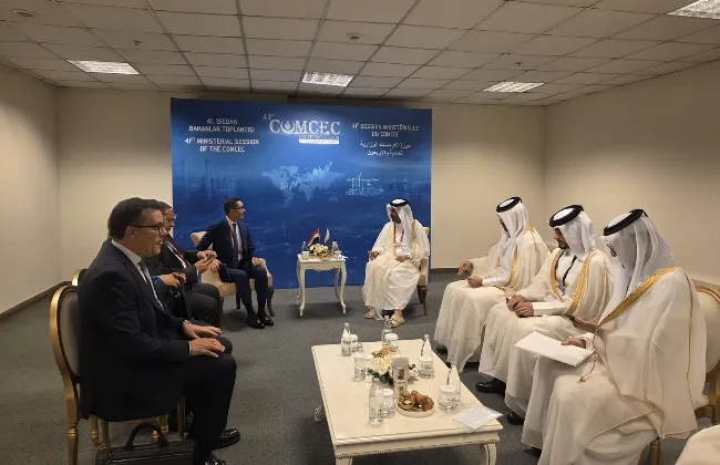 وزير الاستثمار يبحث مع وزير التجارة التركي تعزيز التبادل التجاري إلى 15مليار دولار 