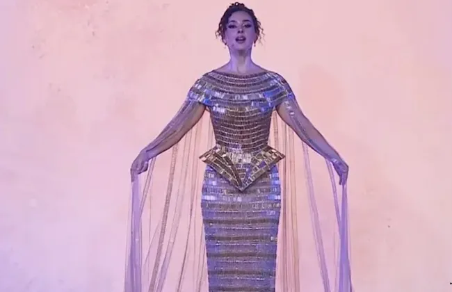 ما هو علم السلام الذى ظهر فى صور الفنانة شيرين طارق 