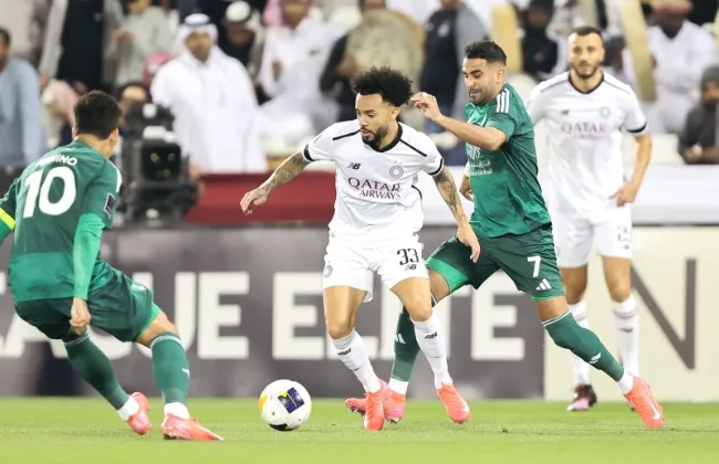 محرز يقود الأهلي السعودي لتخطي السد في دوري أبطال آسيا للنخبة 