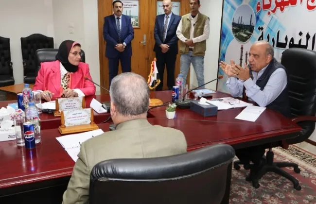 وزير الكهرباء يتفقد محطة توليد النوبارية بمحافظة البحيرة 