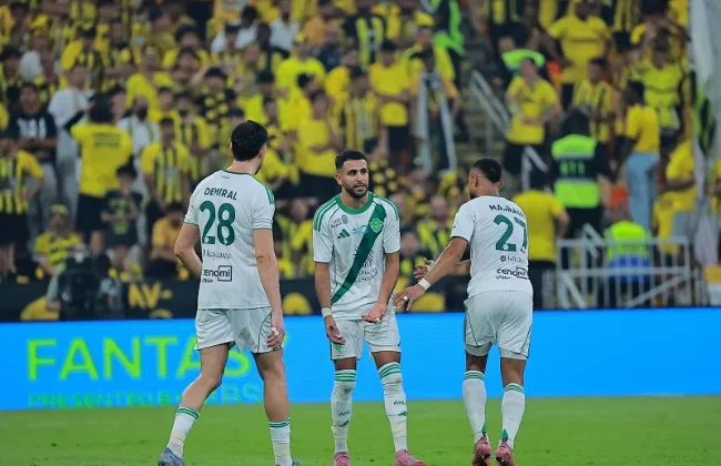 رياض محرز يقود الأهلي للفوز على الاتحاد في ديربي جدة 