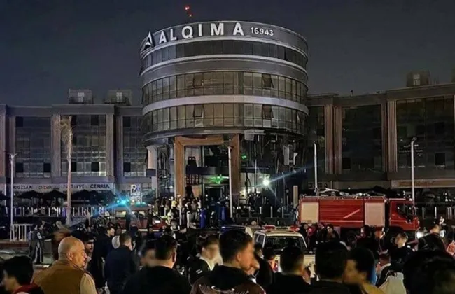 حريق مول موريا بدمياط