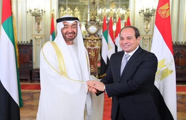 الرئيس السيسى وبن زايد يرحّبان باتفاق وقف الحرب مع إيران وإعادة فتح مضيق هرمز