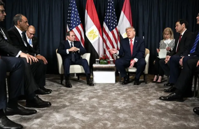 الرئيس السيسى يؤكد أن نهر النيل أمن قومى لمصر.. وترامب يتعهد بتسوية الملف