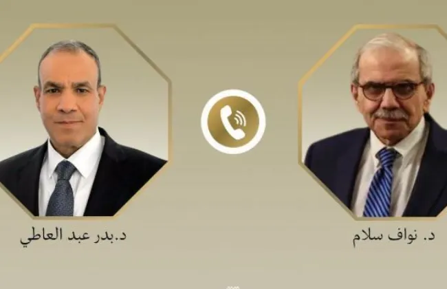 وزير الخارجية يبحث من رئيس الوزراء اللبناني تطورات الأوضاع في لبنان