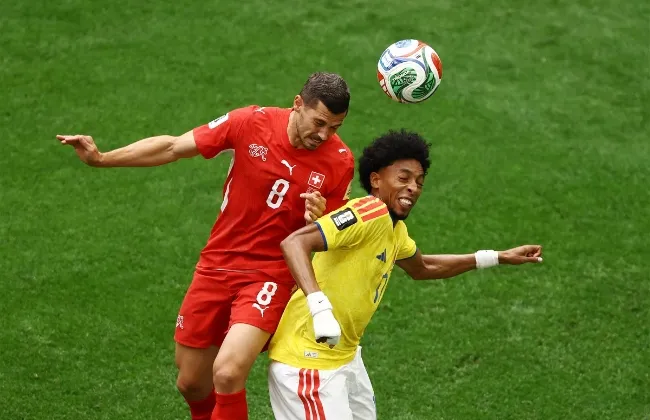 سويسرا تتأهل لربع نهائى كأس العالم على حساب كولومبيا بضربات الترجيح