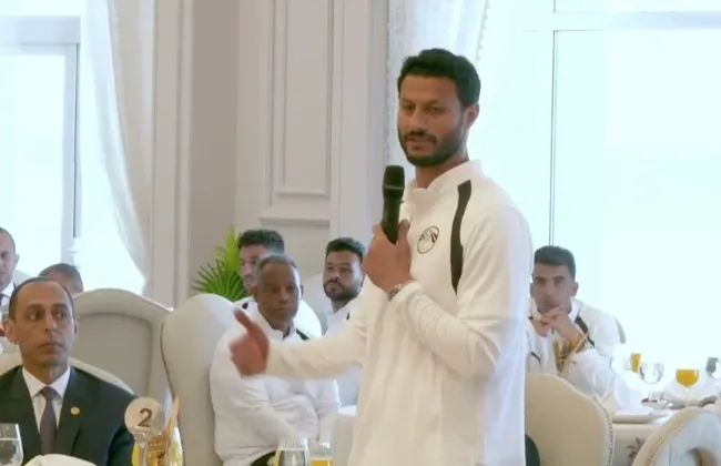 محمد الشناوى لـ الرئيس السيسى: شكرا على الدعم والاهتمام بمسيرة الفريق