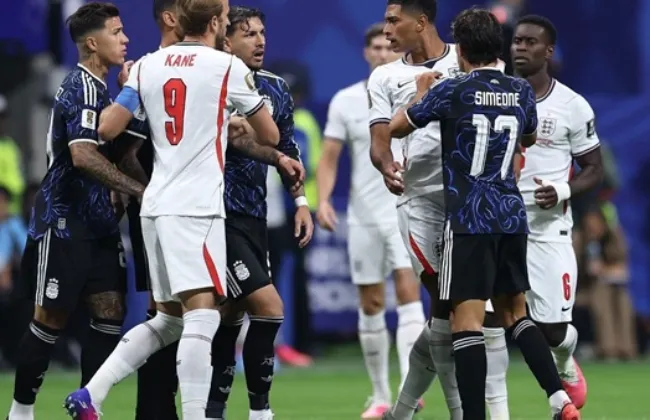 إنجلترا ضد الأرجنتين.. شوط سلبي في قمة نصف نهائي كأس العالم 2026