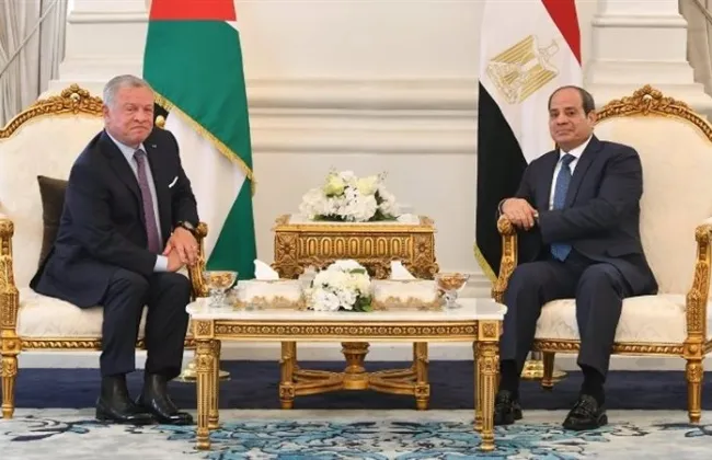 الرئيس السيسى لملك الأردن: أمن المملكة جزء لا يتجزأ من الأمن القومى المصرى