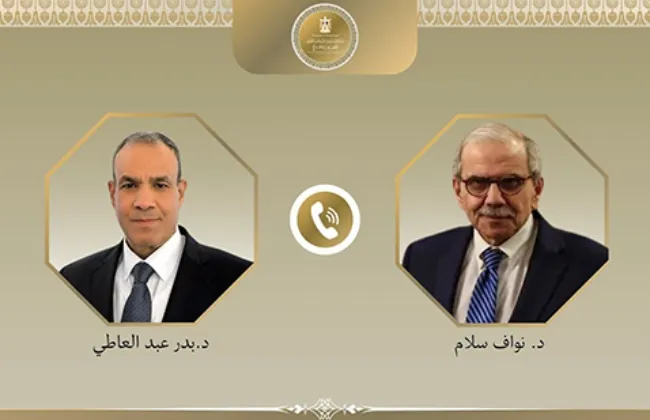 وزير الخارجية لرئيس وزراء لبنان: موقفنا ثابت فى دعم بيروت رغم التحديات