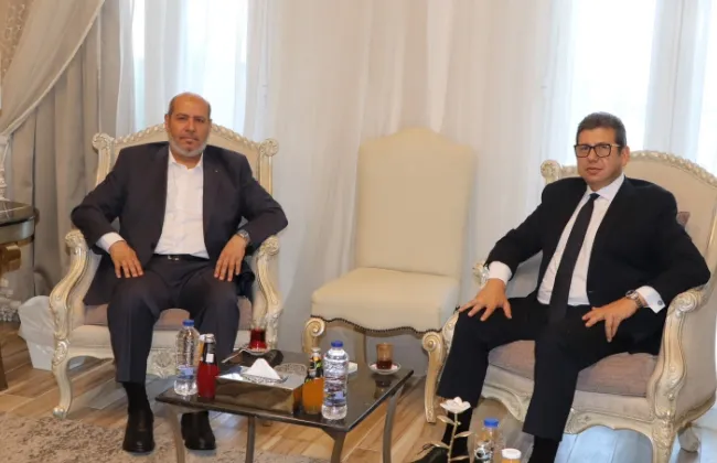 رئيس جهاز المخابرات العامة المصرية يستقبل وفدا من حركة حماس برئاسة خليل الحية