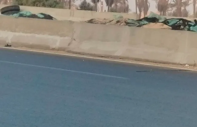 عودة الهدوء للطريق الأوسطي بعد مصرع ضابط وفرد شرطة في حادث البدرشين