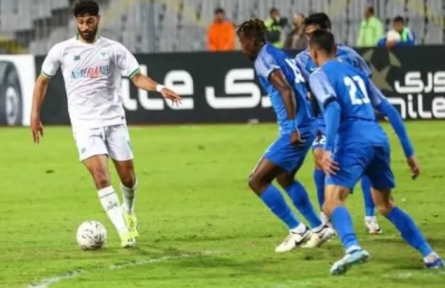 طلائع الجيش يتقدم على منتخب السويس بتروجت بهدفين في الشوط الأول