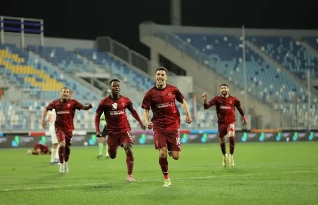 سيراميكا يتقدم على سموحة 1-0 فى الشوط الأول بقدم مروان عثمان