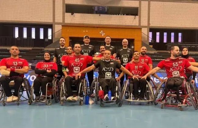 مصر تهزم فرنسا 2- 0 فى كأس العالم لكرة اليد على الكراسى المتحركة