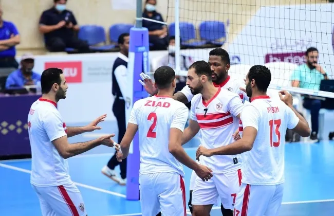 الزمالك يخسر أمام الجزيرة الإماراتى 3-1 فى بطولة بنى ياس الدولية للطائرة