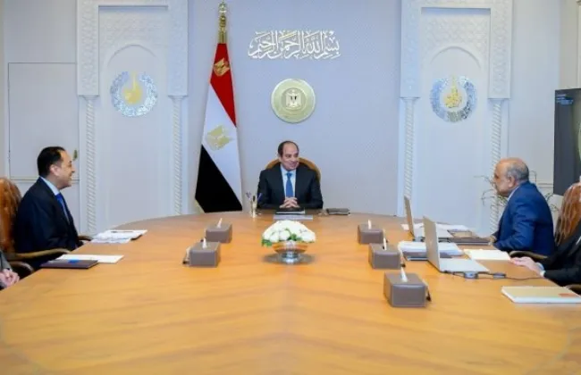 فخامة الرئيس السيسى يشدد على تكاتف مؤسسات الدولة لدعم جهود خفض المديونية